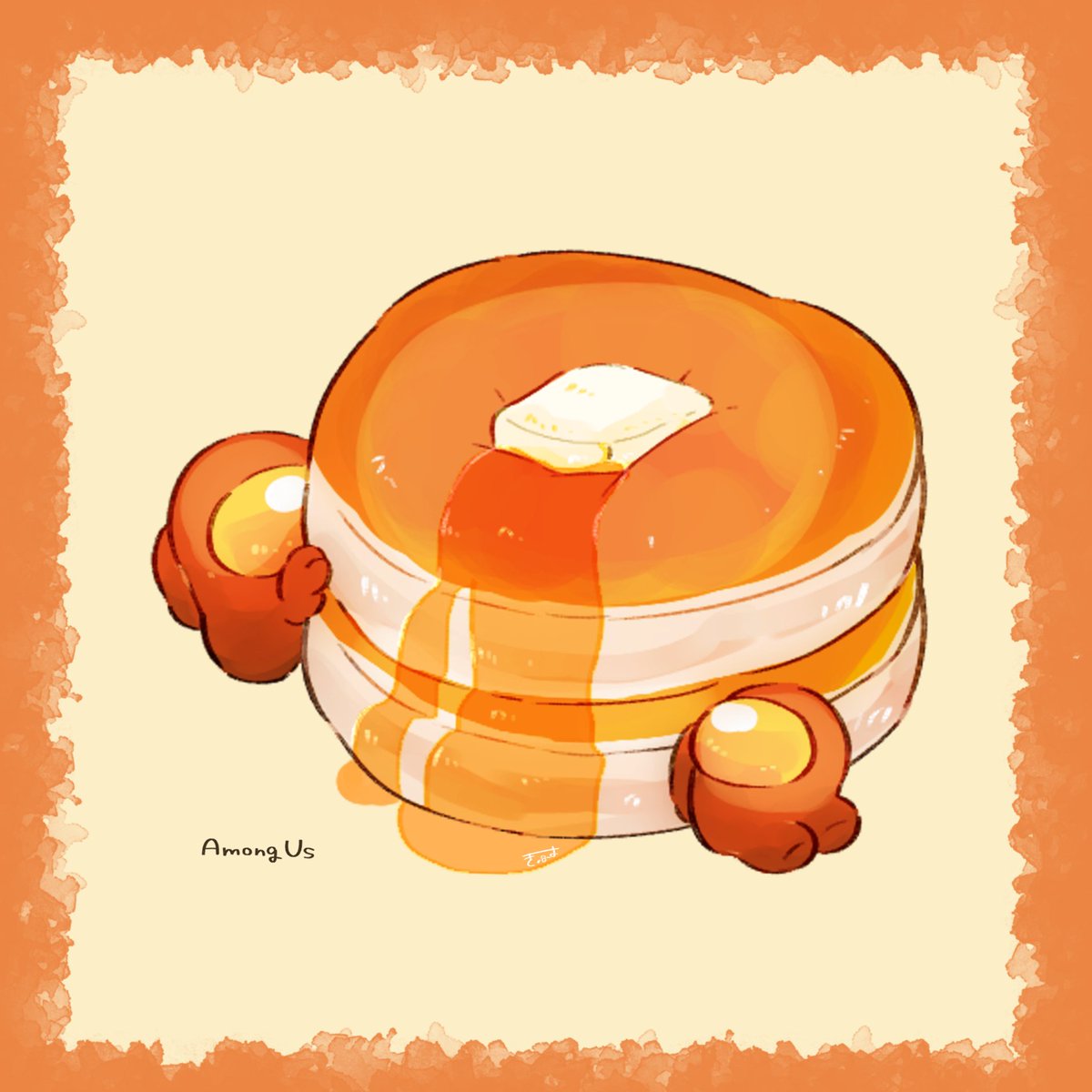 「🥞 」|てんみやきよのイラスト