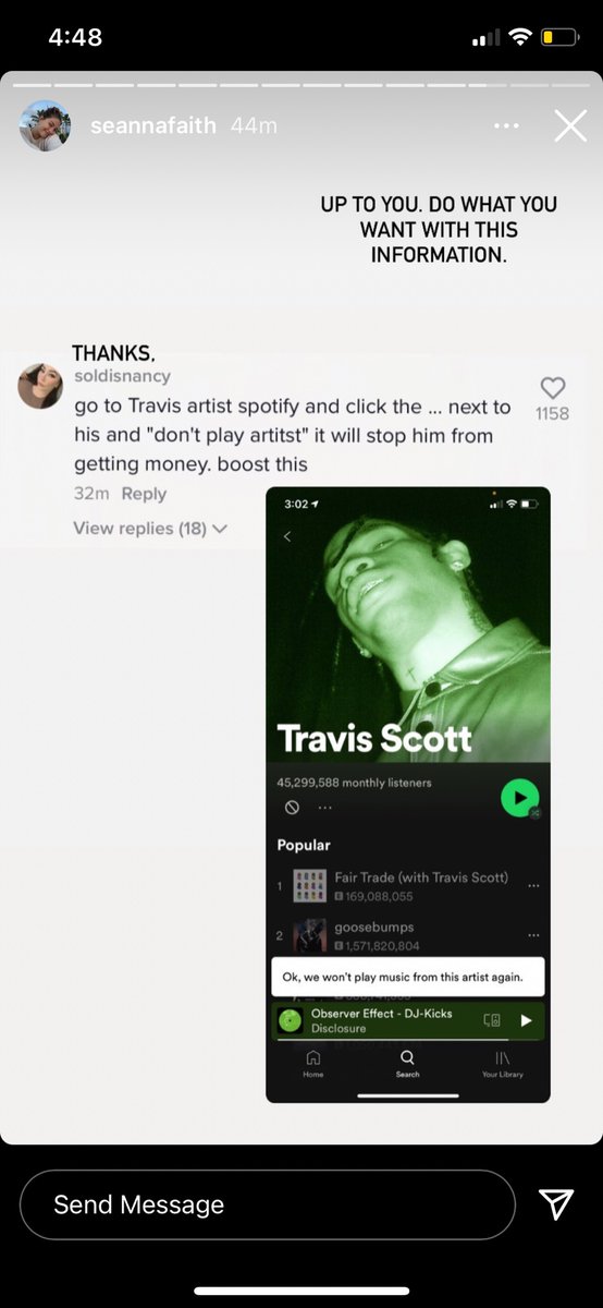 xoxocrimegirl's tweet photo. Please, think about doing this. #TravisScott #AstroWorld #ASTROWORLDFest #canceltravisscott #prayforthefamilies https://t.co/voLfxjDUHN