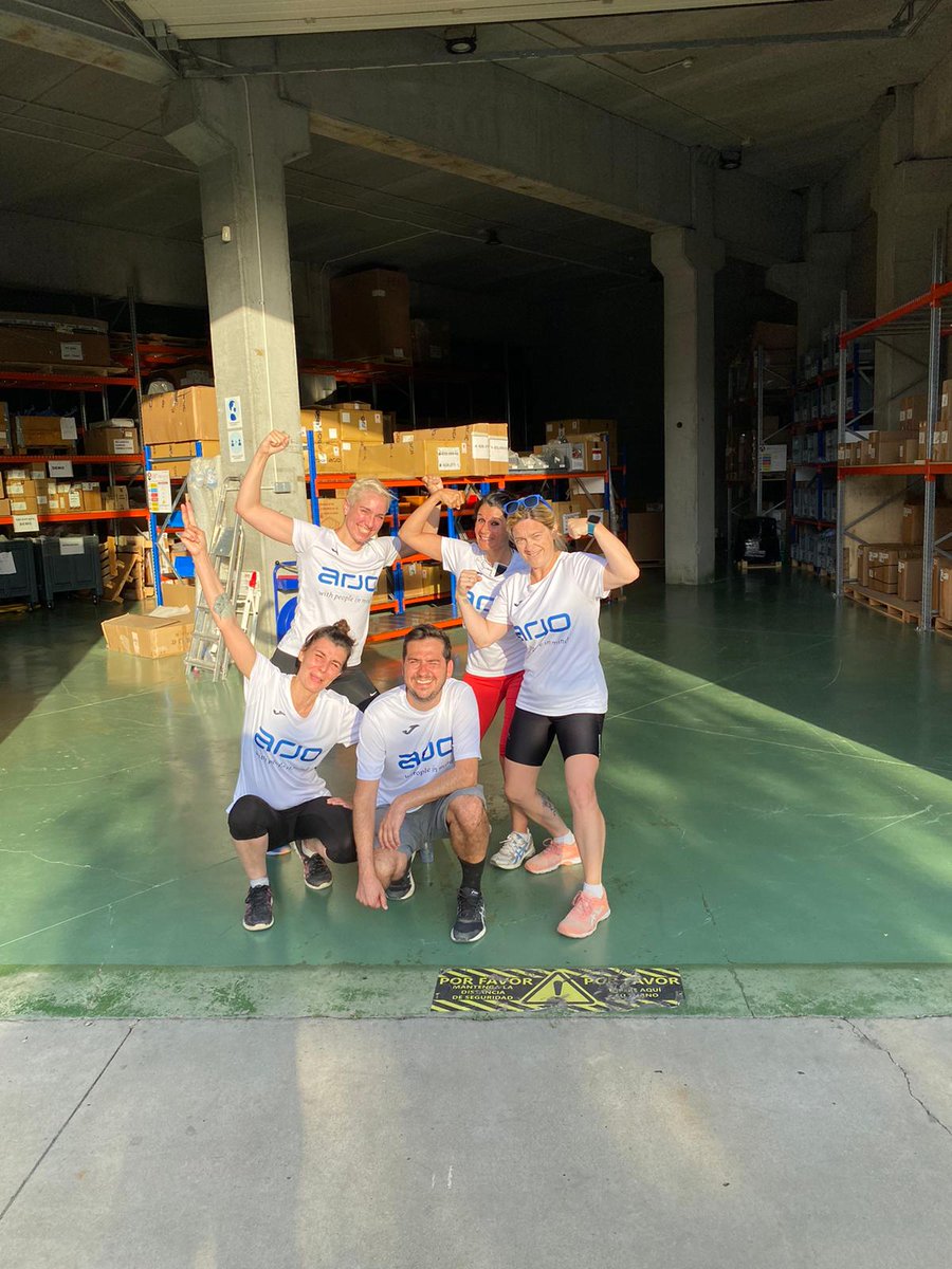 En #arjospain seguimos nuestro 👟 #ArjoSolidaryChallenge 🏃🏽‍♀️‘corriendo contra el hambre’ junto a <a href="/Acontraelhambre/">Acción contra el Hambre España</a>
Nuestros kilómetros se convierten donaciones 🚴🏽‍♀️
💪🏻 Vamos!  🛒
#EmpoweringMovement  #running