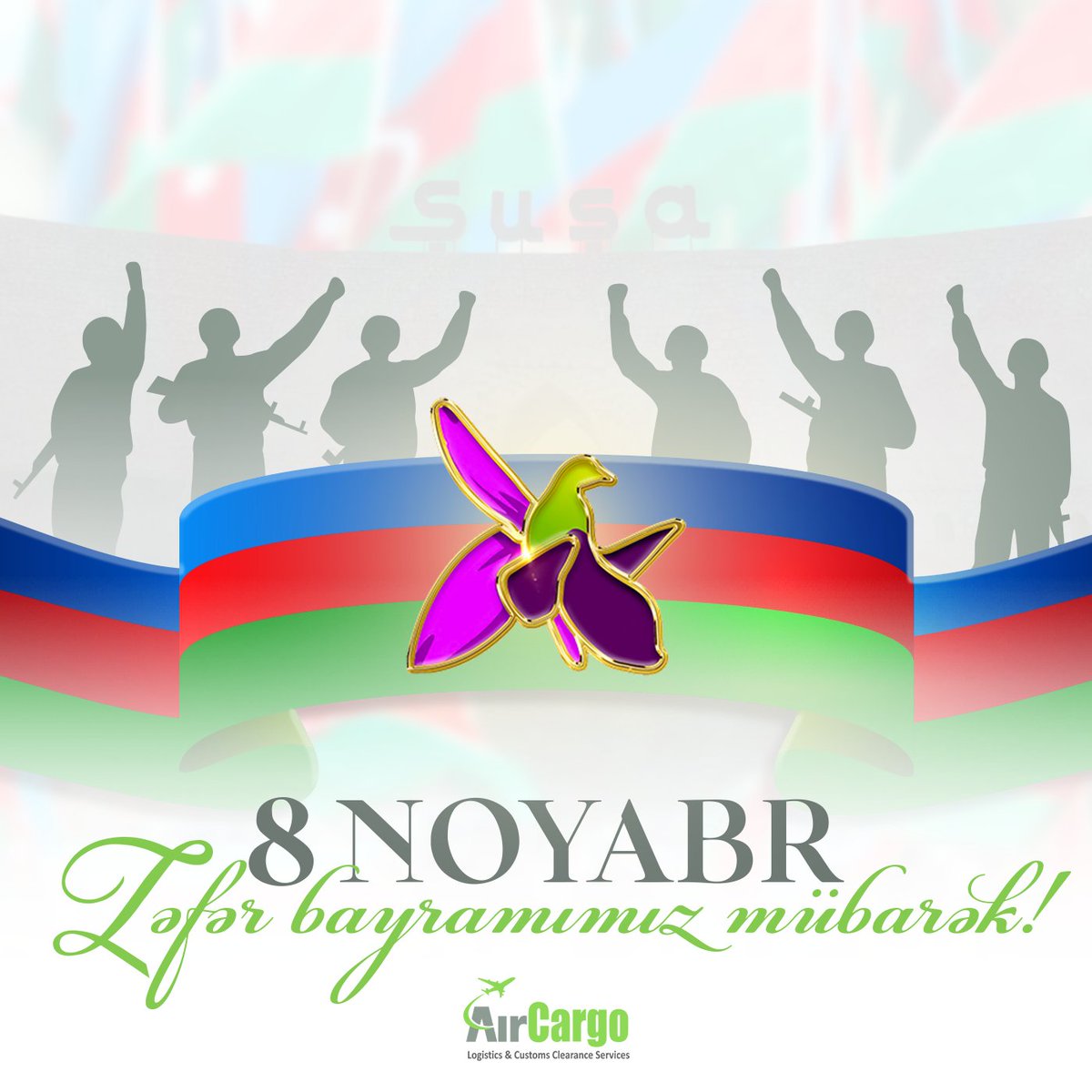 aircargo_az's tweet photo. Zəfər bayramımız mübarək!

#karabakhisazerbaijan https://t.co/G8YZg43zhK