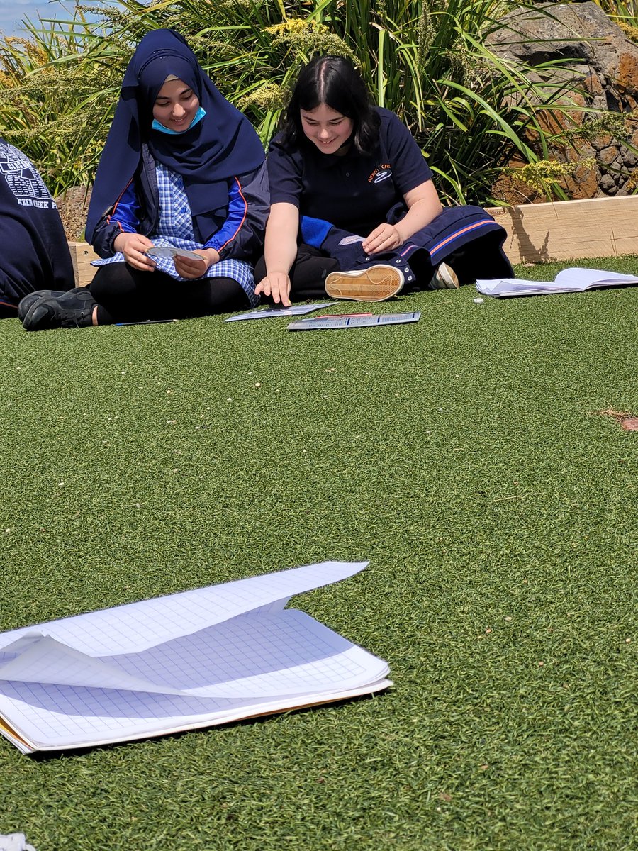 MissKeath's tweet photo. 6F enjoyed the sunshine during maths today. We played a new fractions game called pattern blocks and it was great to see their understanding of adding fractions with related denominators 👏☀️ @AitkenCreekPS https://t.co/iGZJUXdglq