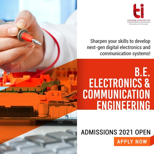 TIETofficial's tweet photo. From landline to voice-controlled smartphones, some magicians just need a B.E. in Electronics and Communication Engineering.
To get that magical touch, apply for our engineering programmes here: https://t.co/wW0fLsjs3L
#TIET #ThaparInstitute #EngineeringProgrammes #ApplyNow https://t.co/sqjyAPEM4Z