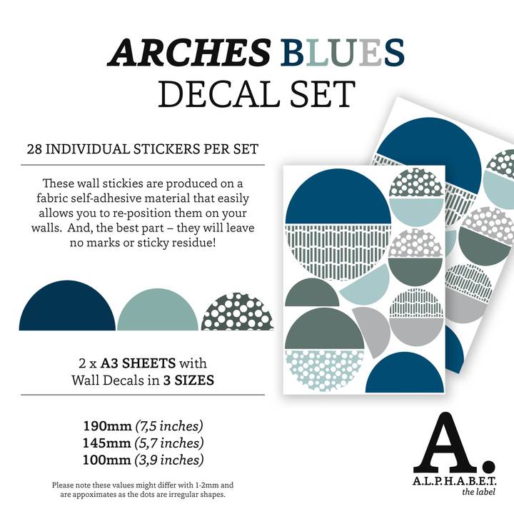 AlphabetLabel's tweet photo. ARCHES - BLUE - FABRIC WALL DECAL

Price: $59.00

Buy it now: https://t.co/qFoqq8YjvK

#Alphabetthelabel #Wallsticker #Walldecal #Arches_Blue_Fabricwalldecal #Boyswalldecals #walldecor #walldesign #interiorfabricwalldecal #Australia https://t.co/y1n8L6UqlP