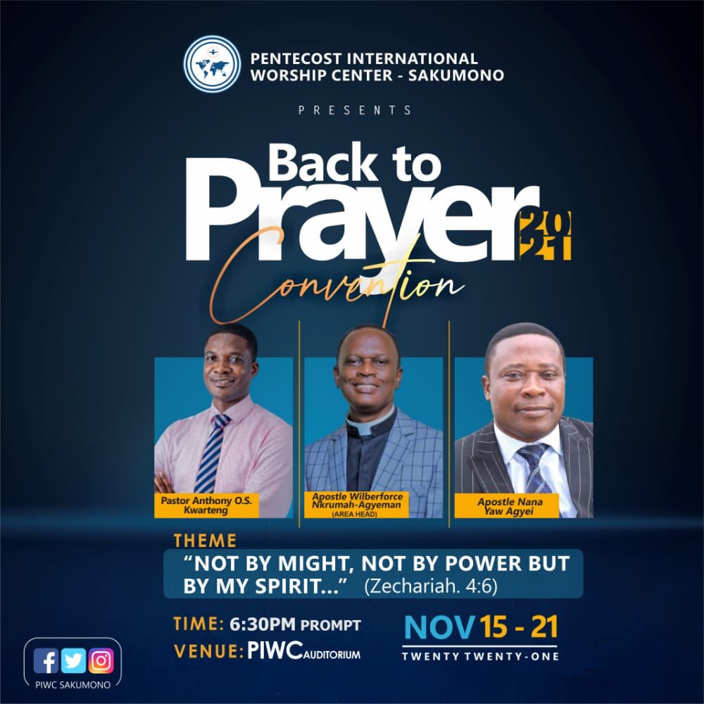 PiwcSakumono's tweet photo. Next week, we begin #BackToPrayer 2021. A time of fasting and prayers. A week of miracles. You don't want to miss out. https://t.co/JEKtadplbK