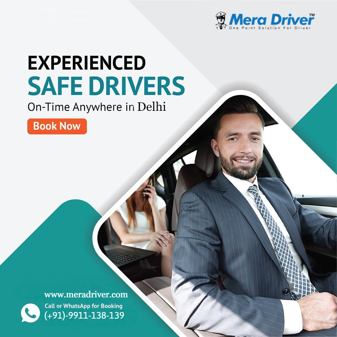 Book a Full Experienced, Passionate, Perfect #cardriver🚗 with your Safety with #meradriver

All our Drivers are well trained and professional and offer best driving experience..!!!

🔥Book a Driver with safe drive🔥

📲Mobile: +91-9911138139 
Visit us:-www.meradriver.com