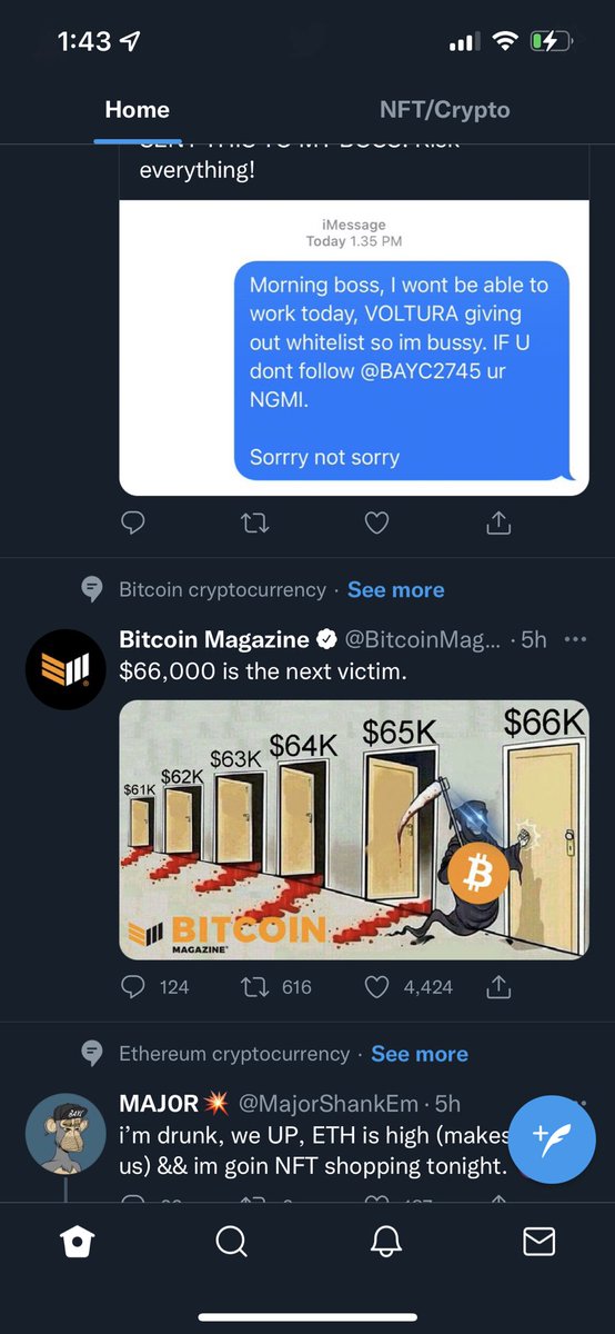 Crazy how CT can’t keep up with #btc