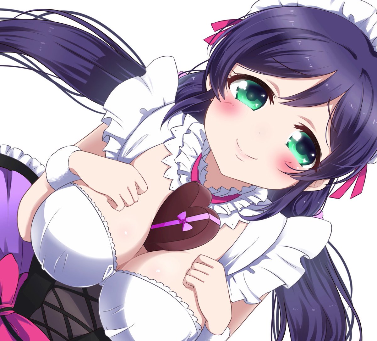 東條希 「#いいおっぱいの日 😊 」|ぜろのイラスト
