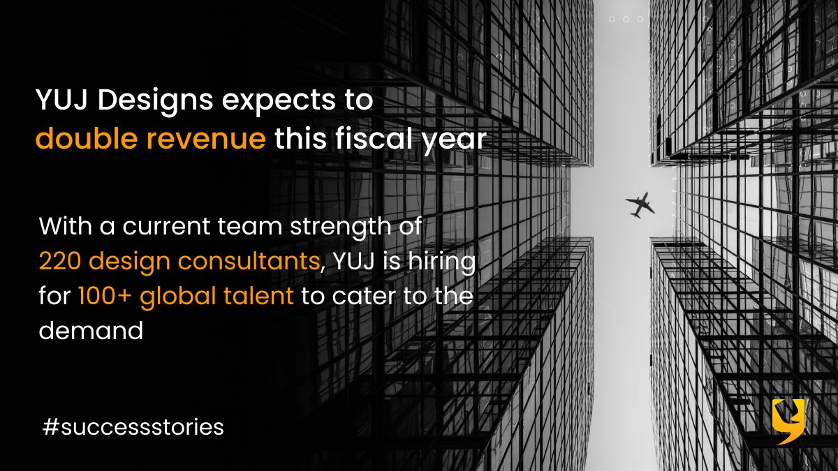 yujdesigns's tweet photo. YUJ Designs has grown to 220+ design thinkers since 2020. Raring to grow by another 100+ global #UX talent.

Read More: https://t.co/AD8pNcVh4L

#yujisgrowing #wearegrowing #yujishiring #sustainedgrowth #globaluxjobs #remoteux #agile #yujdesigns #uxdesignstudio #uxdesigncompany https://t.co/3u4CfSACBw