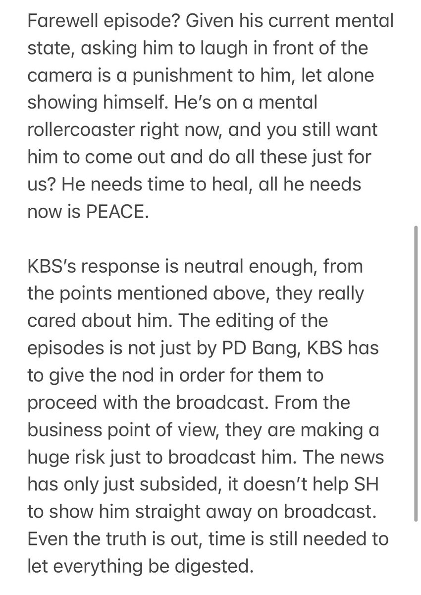 hz_0508's tweet photo. #2D1N 
#2Days1NightS4 
#KimSeonHo 

Please read and relax. Let time heal all the wounds. Please continue to love the 6 of them. https://t.co/ISQ9sqisaV