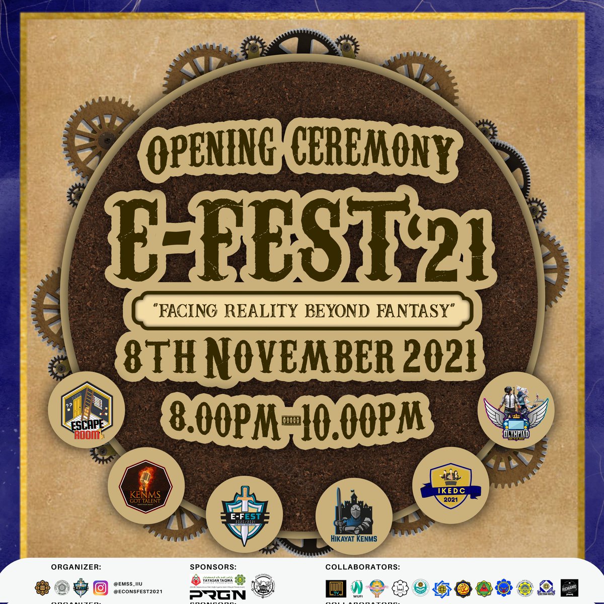 💥[E-FEST 21 D-DAY!] 💥

Your long-awaited festival finally begins! We would like to invite all of you to join our opening ceremony of Economics Festival 2021 that will take place tonight! 💫