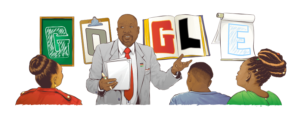 GoogleDoodles's tweet photo. 🇰🇪 Founder of the Kenyan Sign Language Research Project
📖 Author of one of the first novels written in a Kenyan language
🌍 An expert on Nile River region language

A #GoogleDoodle for beloved Kenyan professor Okoth Okombo 🇰🇪

🎨 by @BarakaJoe → https://t.co/ObCaU0eZ2e https://t.co/w0XuXMMtao