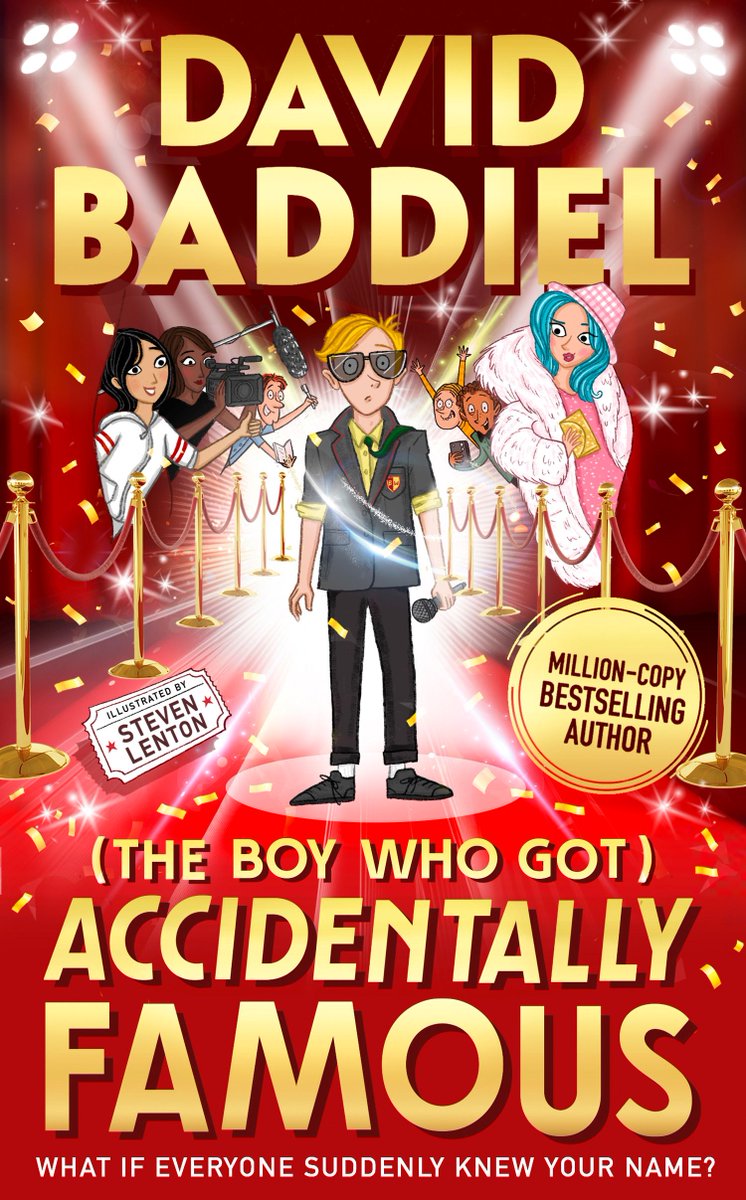 toppsta's tweet photo. Win & review the laugh-out-loud, new story for readers 8+ from bestselling author @Baddiel, illustrated by @StevenLenton
The Boy Who Got #AccidentallyFamous asks the question – what if everyone suddenly knew your name…?
Enter here: https://t.co/8giIXAznUS
@HarperCollinsCh https://t.co/XxA35MDktw
