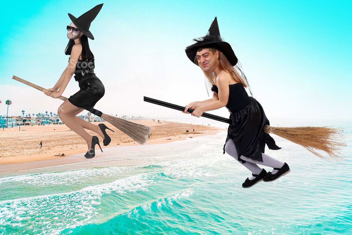 jerryttuyan's tweet photo. Tatul and Super Sako flying back to the beach https://t.co/iiJ65a87ON