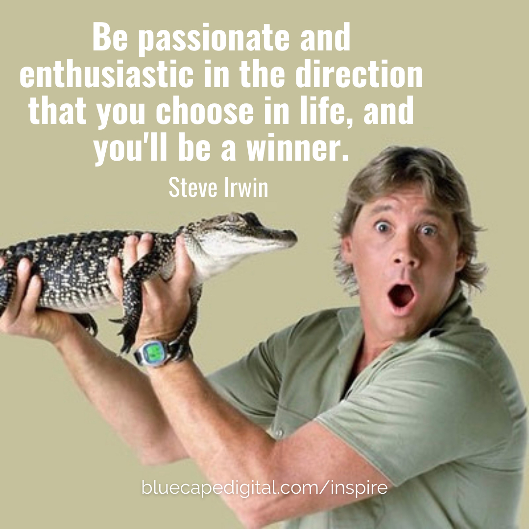 bluecapedigital's tweet photo. The Greatest of All Time. π Miss you, Steve.
#ATX #Austin #BlueCapeDigital #Inspiration #Wisdom #QuoteOfTheDay #SteveIrwin #WildlifeWarriors #CrocodileHunter #GOAT https://t.co/8cO8G58eHo