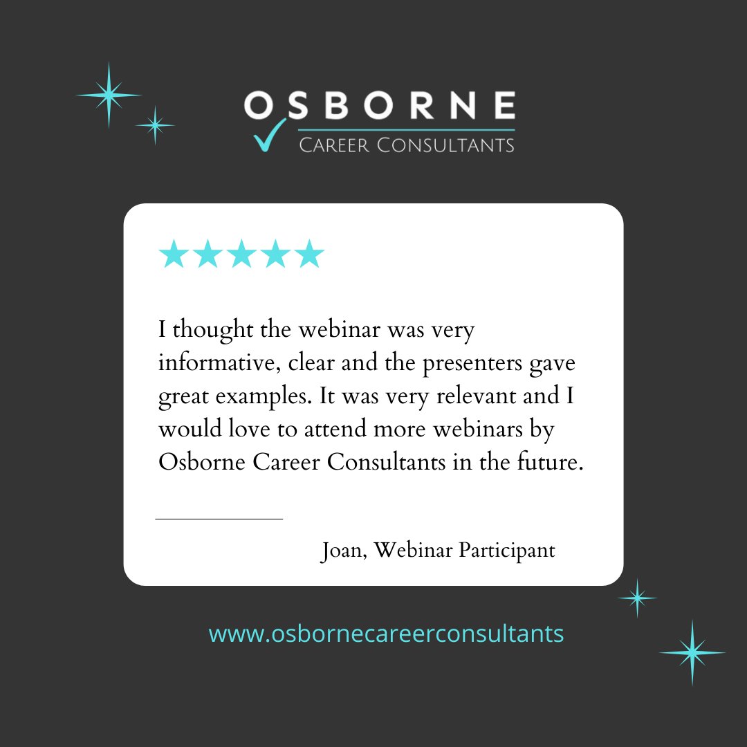 OsborneCareer's tweet photo. If you're struggling to complete your CV or want to learn how to stand out from the rest and secure that interview for your dream job, then we have the perfect opportunity for you!

Register now for this event.
https://t.co/BmhLMu54Et

#cvtips #careerhelp #careerguidance #cvhelp https://t.co/uZJK6IUbfH