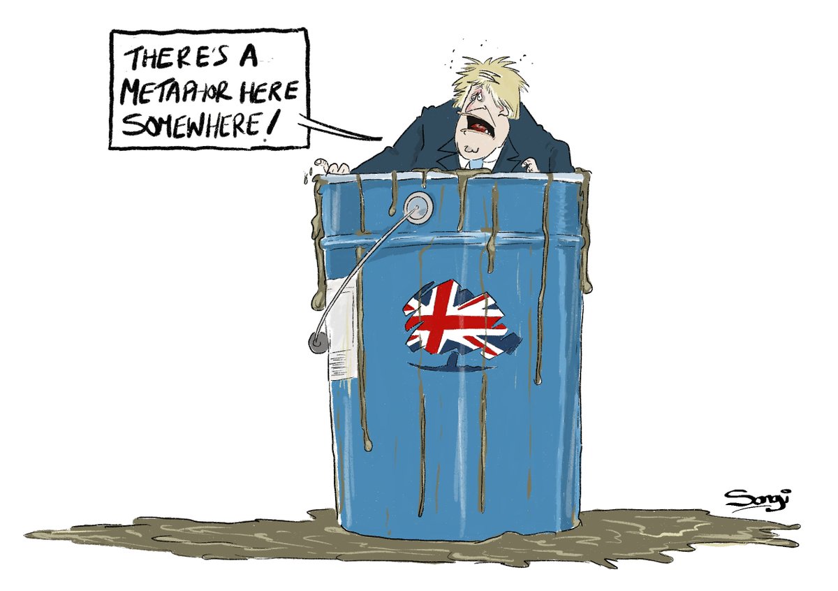 Songicartoons's tweet photo. Monday vibe.... #cartoonist #sleaze #TorySleaze @martinrowson @procartoonists #dryink @procreate https://t.co/J7VkMVOJ4T https://t.co/Pq6Ojz2YyS