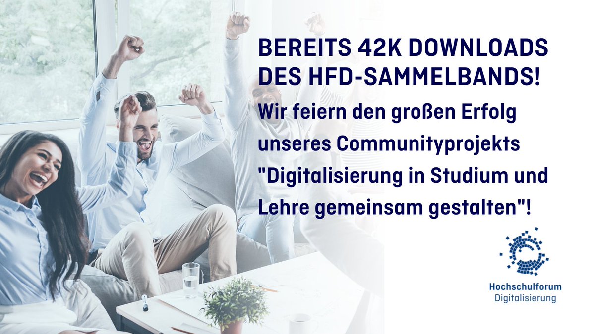 Ein großartiger Erfolg: 42.000 Downloads unseres Sammelbands in kürzester Zeit! Wir bedanken uns bei allen Mitwirkenden, der Community und <a href="/Springer_VS/">Springer VS</a>!

Hier geht's zum Download: hochschulforumdigitalisierung.de/de/hfd-sammelb…