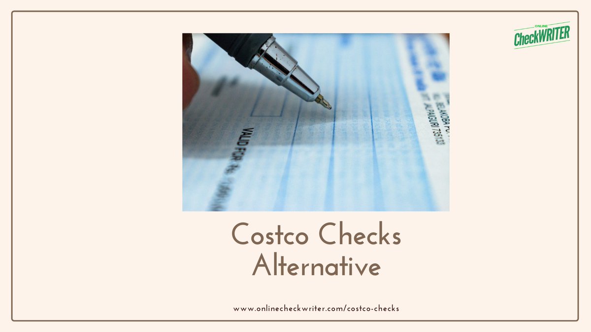 onlinecheckwriter.com/costco-checks/

Costco checks order is time-consuming since it takes a week to deliver your checks. Print checks instantly online on-demand on blank stock papers using any printer with Online Check Writer.

#CostcoChecks #PrintChecksInstantly  #PrintChecksOnline