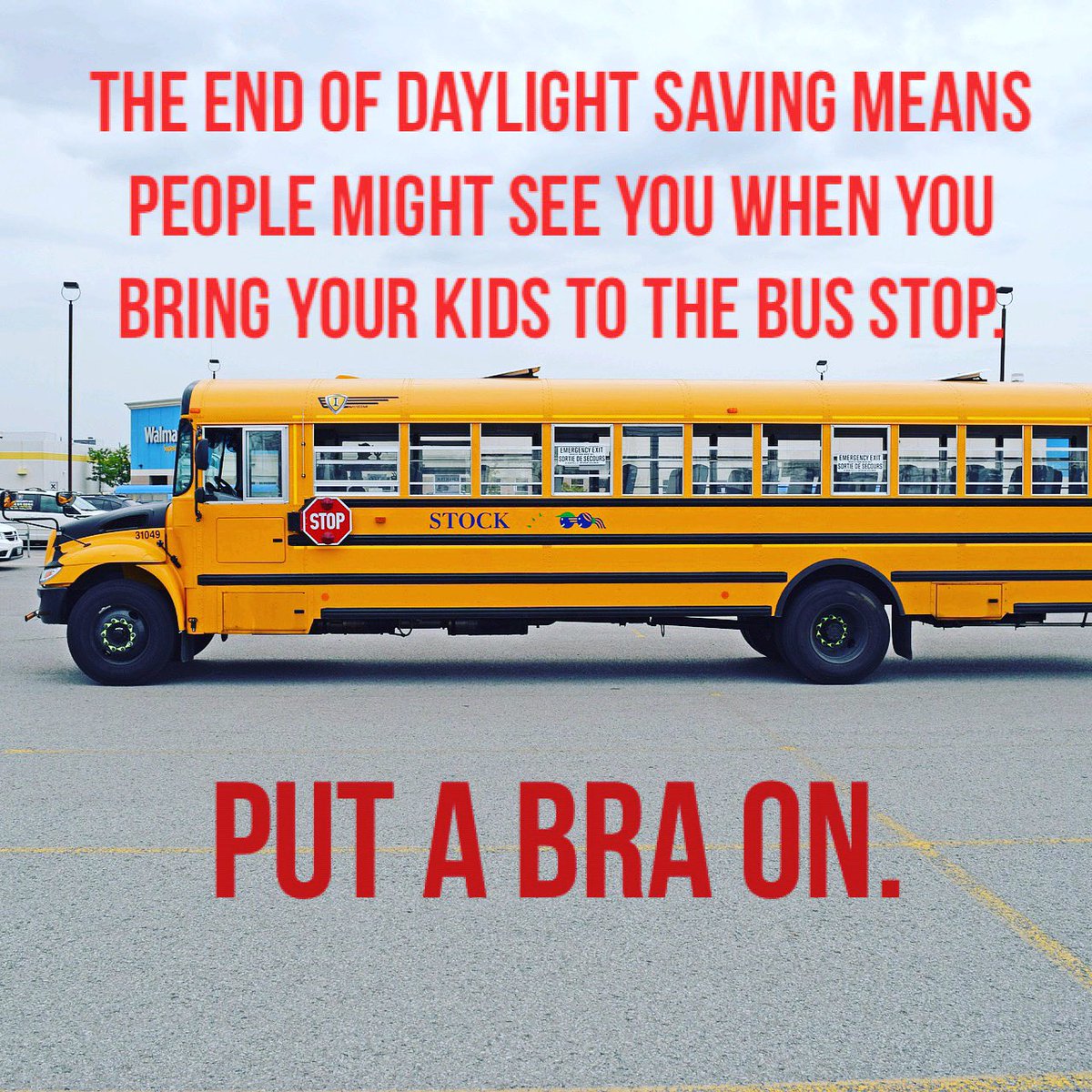 A public service announcement. 🌞