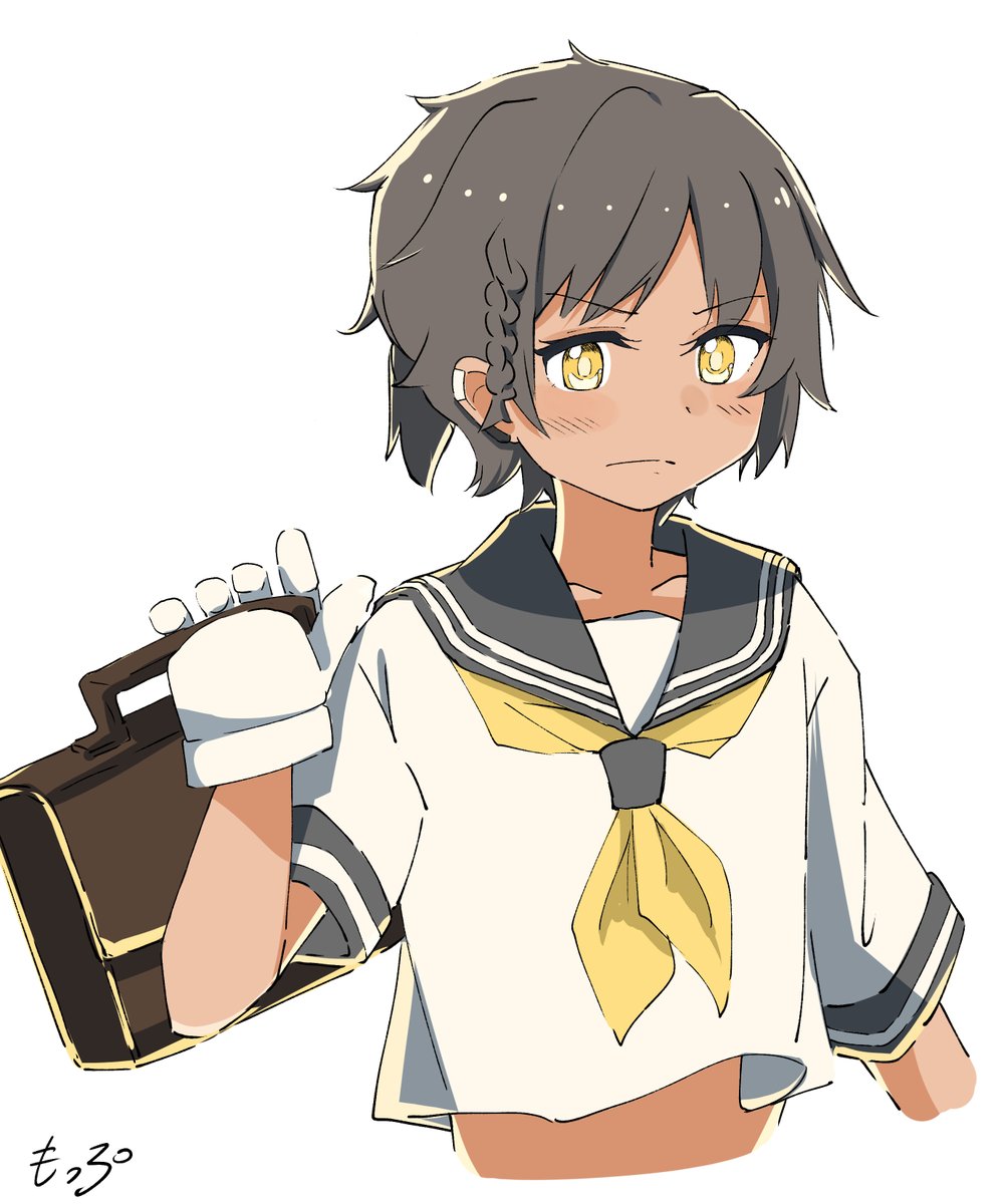 「イベリアでは男子もセーラー服
#アークナイツ 」|もっぷのイラスト