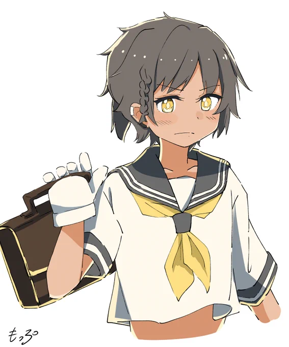 イベリアでは男子もセーラー服
#アークナイツ 