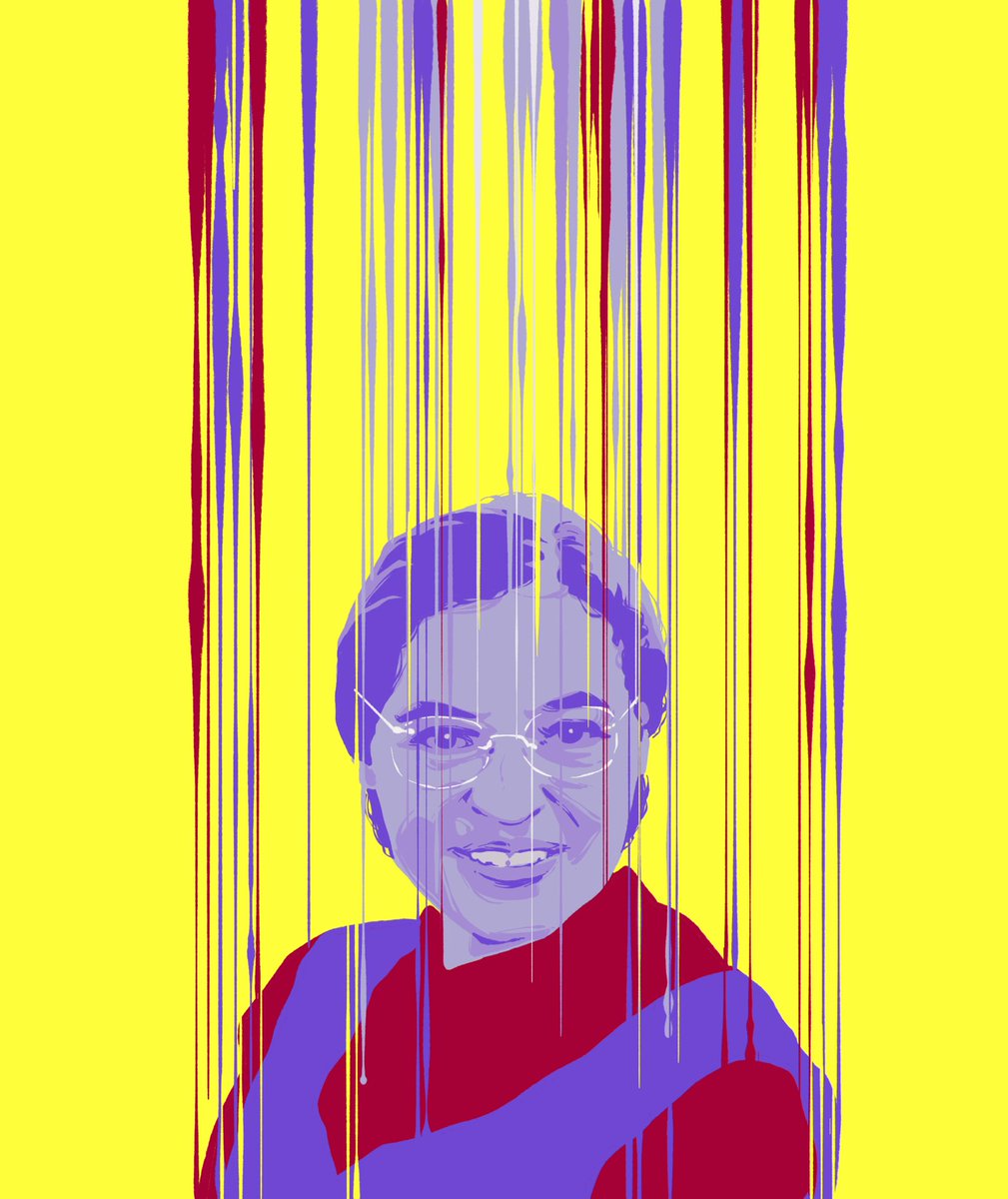 Rosa Louise Parks (nata Rosa Louise McCauley; Tuskegee, 4 febbraio 1913 – Detroit, 24 ottobre 2005) è stata un'attivista statunitense.

#rosaparks #dailyart #artoftheday #blm #humanrights