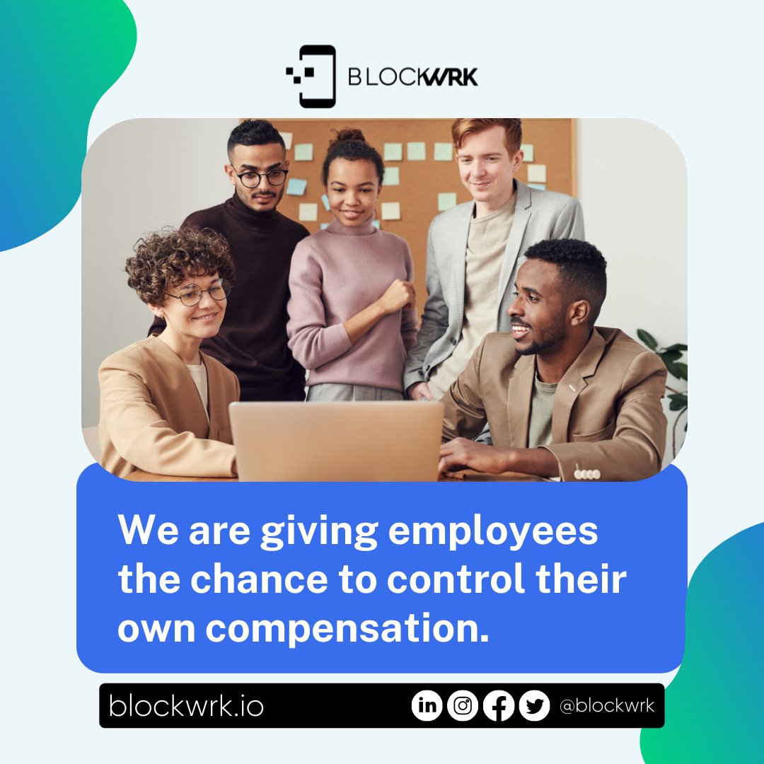 BlockWrk's tweet photo. Employees can choose to hold their WRK as savings (earning bonuses) or spend it using their #blockWRK Visa debit card, accepted anywhere. Employees can also choose a portion of their paycheck to be paid in WRK each pay period. #Visa #WRK $WRK #EmployeeCompensation #CryptoRewards https://t.co/iwBz2DwTkb