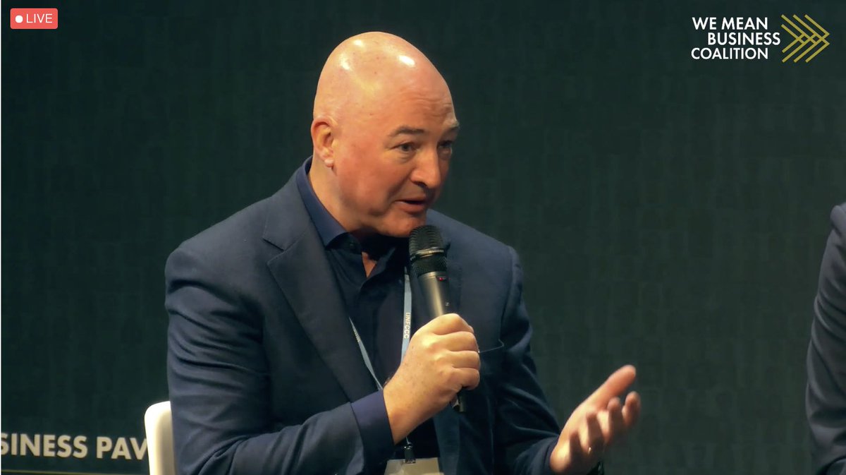 "On a business level, we've discovered there's a positive loop between business and government. The first thing is to encourage government to aim high, second is to be an active voice advocating for nature, and third is to encourage financial systems to step up" -<a href="/alanjope/">Alan Jope</a> #COP26