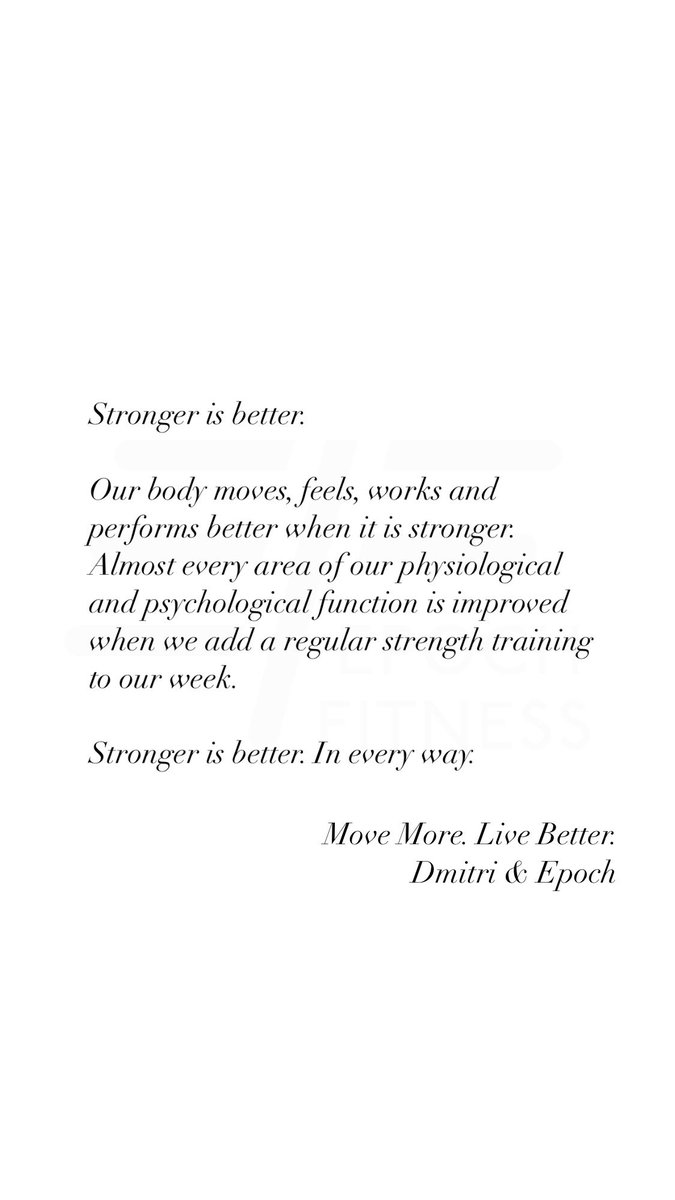 Stronger is Better 💪

Epoch Monday has started strong. Our sessions are in full swing. Wishing you a successful week and regular movement.

Live More. Live Better. Dmitri &amp; Epoch 

Fitzrovia’s Reformer Pilates and Fitness studio

#movemorelivebetter #strength #pilates #fitness