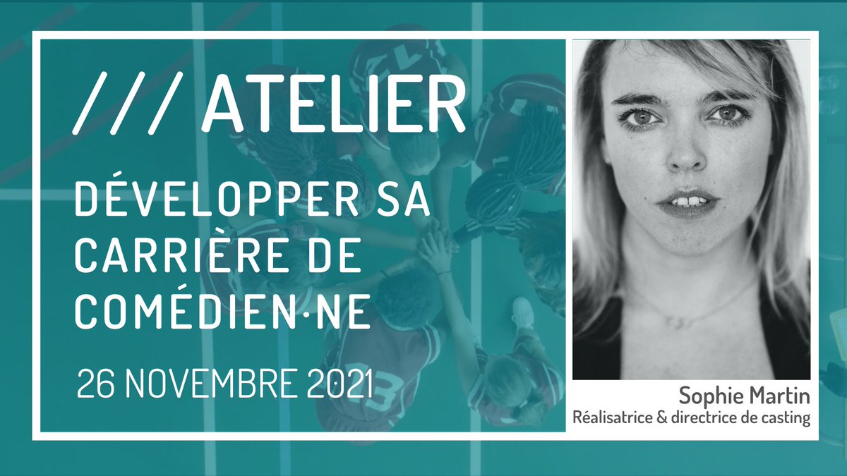 /// ATELIER - Développer sa carrière de comédien·ne

Vous souhaitez booster votre carrière dans l'audiovisuel ?

Formez vous aux attentes du marché du travail en apprenant à valoriser votre profil et à étoffer votre réseau professionnel.

Inscription : bit.ly/carrierecomedi…
