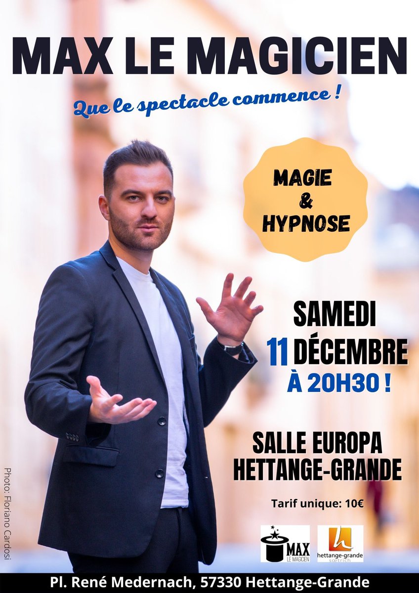 MaxlemagicienFr's tweet photo. « Que le spectacle commence! » 
Un show interactif exceptionnel en 2 parties magie &amp; hypnose 🚀

Infos &amp; Réservation: https://t.co/0hrDJhY5l8 https://t.co/CKiLiQu4i0