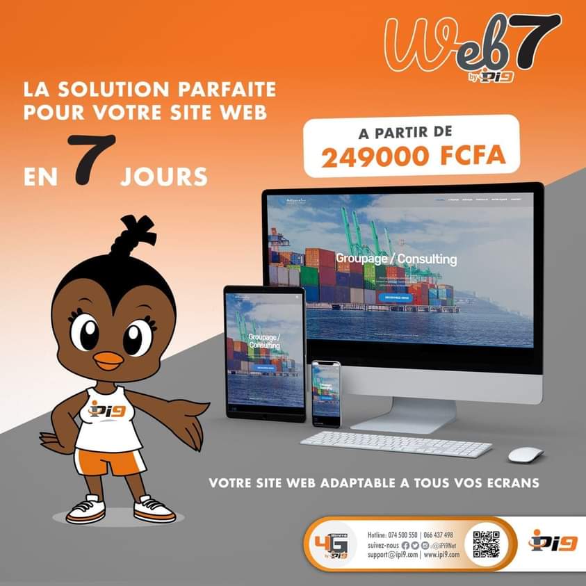 Il est temps pour vous de rendre Professionnelle votre Présence sur la toile...
Plus d’info sur myweb7.ga ou au 074 500 550 / 074 364 725
#Web7 #visibiliteweb  #RéférencementWeb #hébergementweb  #Siteweb #Website #developpementweb #iPi9  #digitalmarketing #numerique