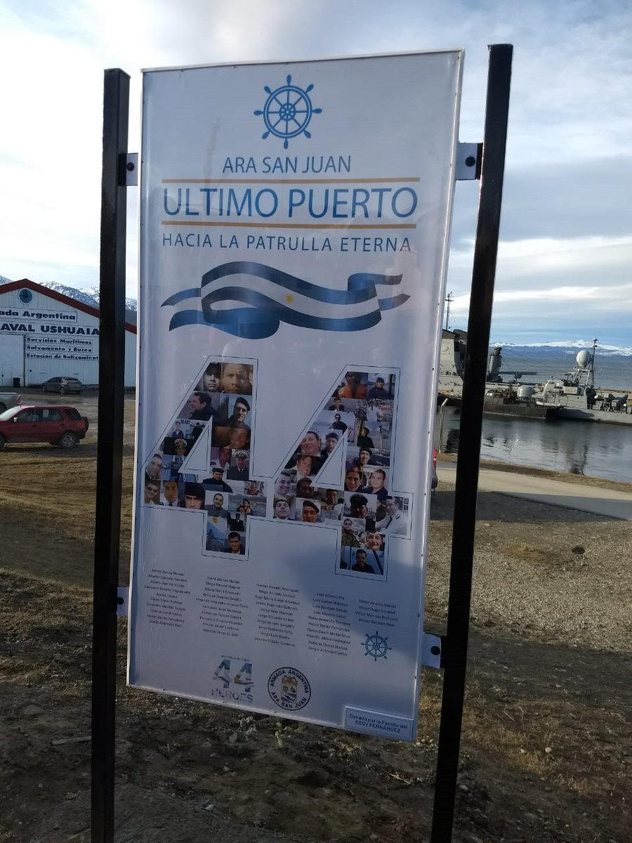 🇦🇷⚓️8/11/2017 - 8/11/2021⚓️🇦🇷

Cuatro años desde que el #ARASanJuan y sus 44 tripulantes zarparon de su último puerto hacia la patrulla eterna. 

#noolvidamos #44presentes