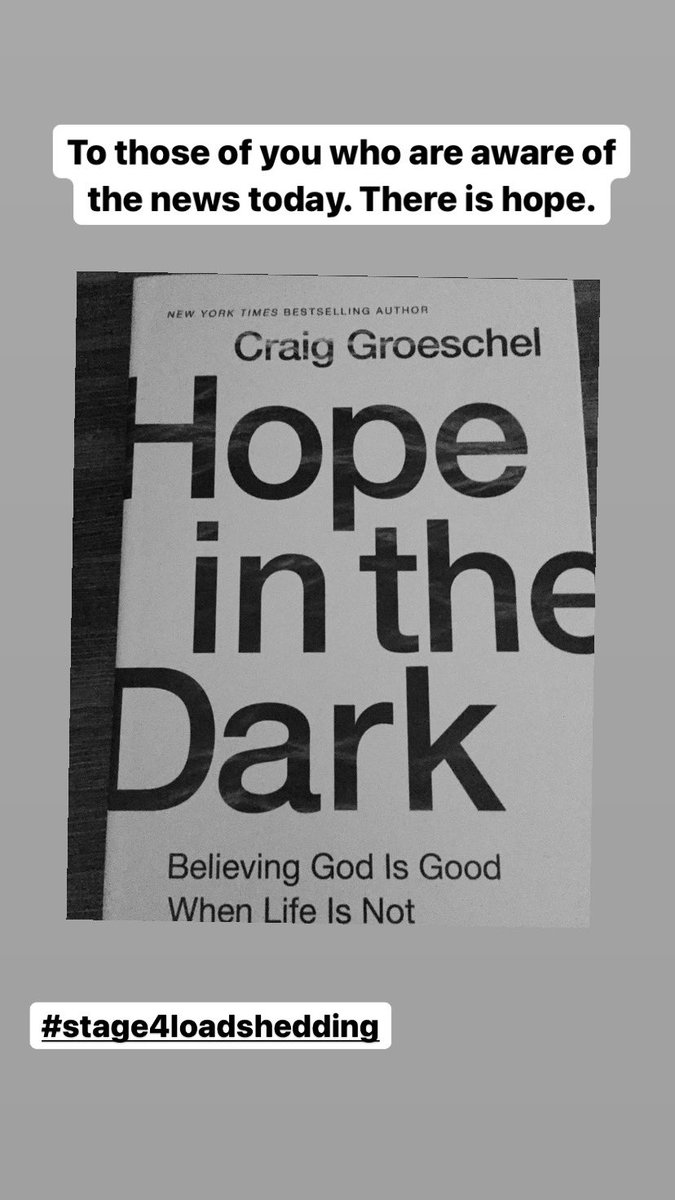 _jandrevdw's tweet photo. There is hope. #loadshedding #stage4 #EskomGauteng #southafrica https://t.co/jiTxWMJ7ds