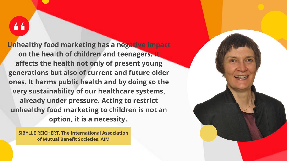 Time for the EU to take action and protect children from the marketing of unhealthy food. 

How? Join us tomorrow to discuss: bit.ly/3bOWKCX

#stopmarketingtokids  #ActForChildhoodObesity