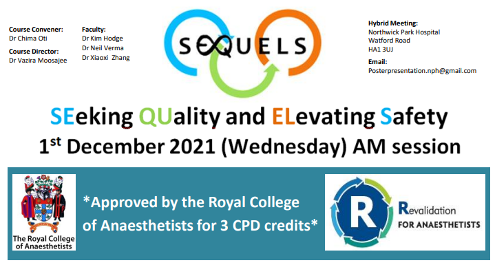 CALL FOR ABSTRACTS!
The SEQUELS team are pleased to announce the call for abstracts for the  ORAL AND POSTER presentation sessions.  
SUBMIT YOUR WORK HERE: forms.gle/3fzMjUm1v7cmbp…
posterpresentation.nph@gmail.com