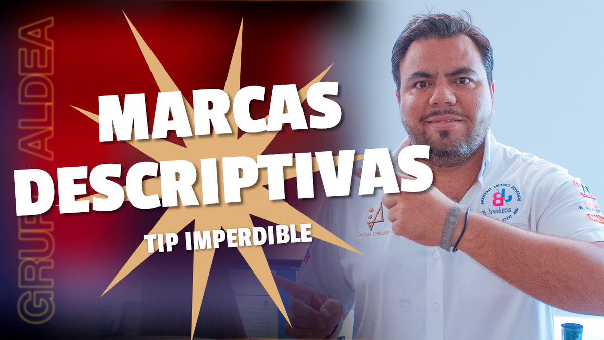aldoayvar's tweet photo. Sabes que son las #Marcas #Descriptivas ?
🔥 Date prisa y conoce estos tips imperdibles antes de #registrar tu #marca
Grupo Aldea #AldeaLegal Efecto Aldea
#Emprendedores #Negocios #Networking
https://t.co/dLctZaBzYt 01-800-02ALDEA https://t.co/RLhWitpKwC