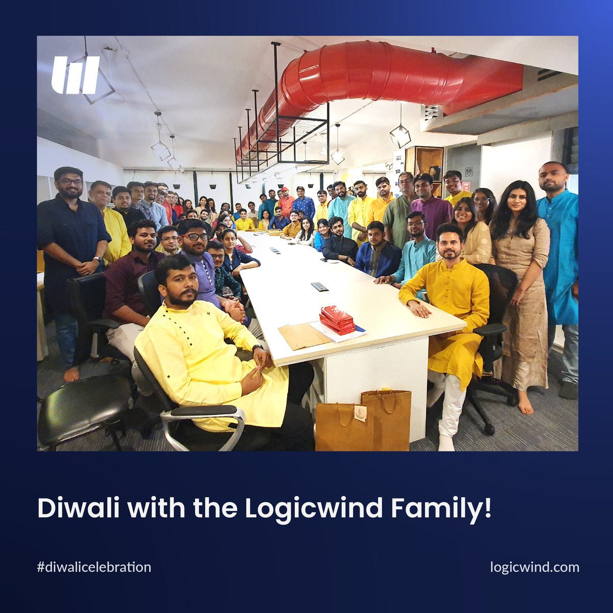 logicwind's tweet image. This is how Logicwind aces at everything! ✨
May it be work or a celebration, we're always together.
Diwali was brighter and sweeter with all of you around. ❤️
#Logicwind #diwalicelebration2021 #festivevibes #surat #ahmedabad