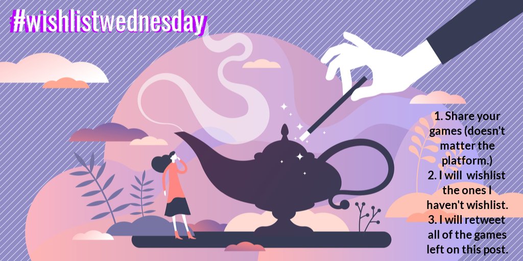 Hey There #indiegamedevs it's another #wishlistwednesday feel free to drop your games here no matter the platform and I will wishlist the ones I haven't and share all of them. <a href="/IndieWorldOrder/">Indie World Order</a> #VarietyStreamer <a href="/IndieLoverUnite/">IndieLoversUnited</a> #indiegames #indiegame #indiegamedeveloper