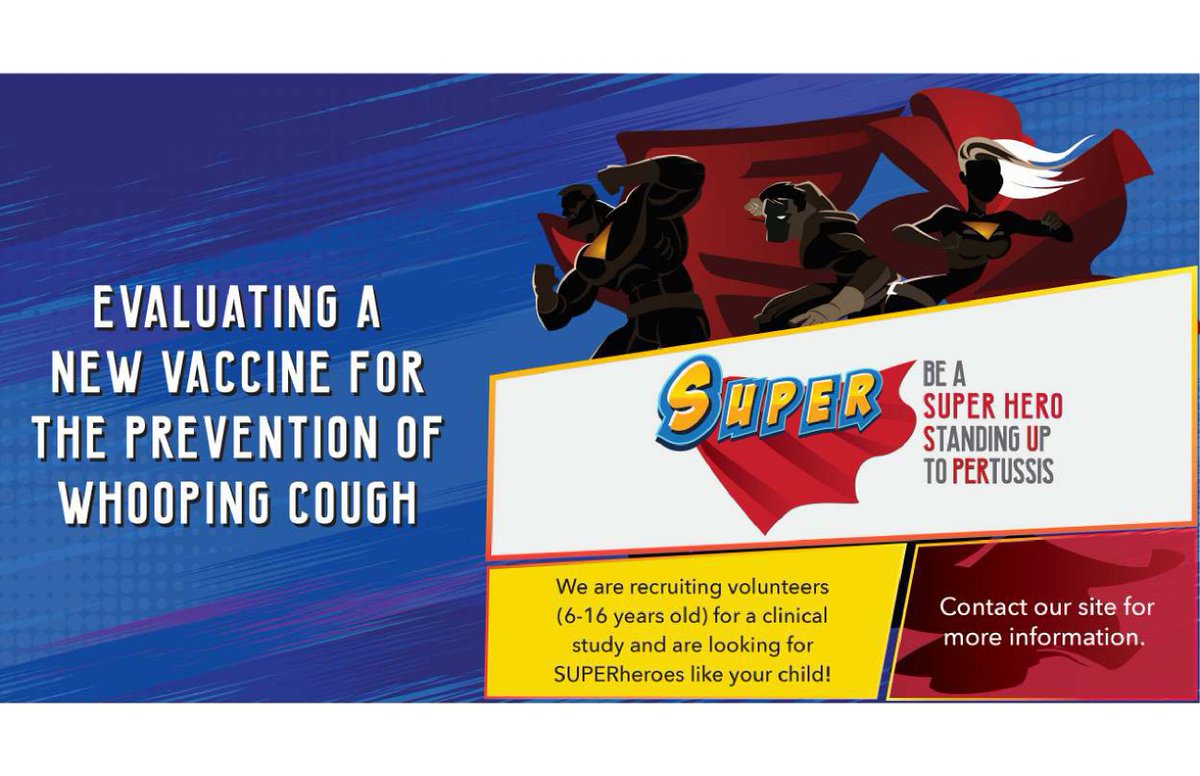 LeicResearch's tweet photo. Our children’s research team @Leic_hospital is evaluating a #whoopingcough vaccine study in children aged 6-16.
For more information visit https://t.co/m7G77kt3wW and click ‘Am I eligible?’
#pertussis #WhyWeDoResearch #BePartOfResearch #whoopingcough https://t.co/K9nEZqRUiM