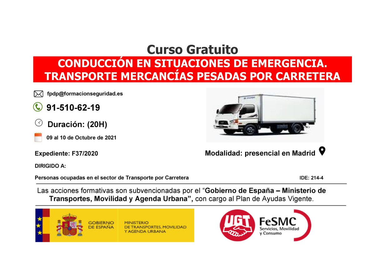 FondoFormacion1's tweet photo. Curso Gratuito🎓
Para mayor información 👇⠀⠀
📩 fpdp@formacionseguridad.es
📱 91-510-62-19
#cursosgratuitos #cursosgratis #virtual #formacion #trabajadores #autonomos #solicitaplaza #avanzar https://t.co/91EBMl71iS