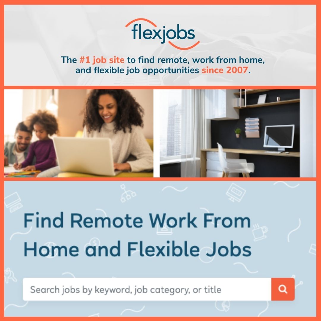 WorkWHomeschool's tweet photo. #JobSearch: FlexJobs is the #1 job site for remote, work from home, and flexible schedule job opportunities. Features pre-vetted flexible & remote jobs. https://t.co/KPup10zyix
(#affiliate)
#workingwhilehomeschooling #homeschool #workinghomeschoolmom #homeschoolingandworking https://t.co/EvqvEhyRtN