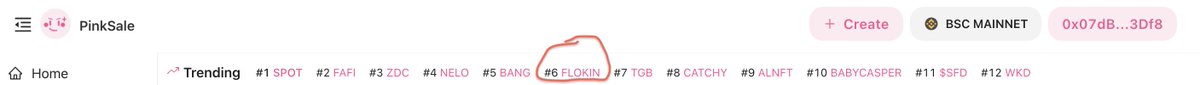 We are very happy to announce that on <a href="/pinkecosystem/">PinkSale (Pink Ecosystem)</a>  we are trending. 

#BSCS #Flokinomics #dogecoin #NFTGiveaway