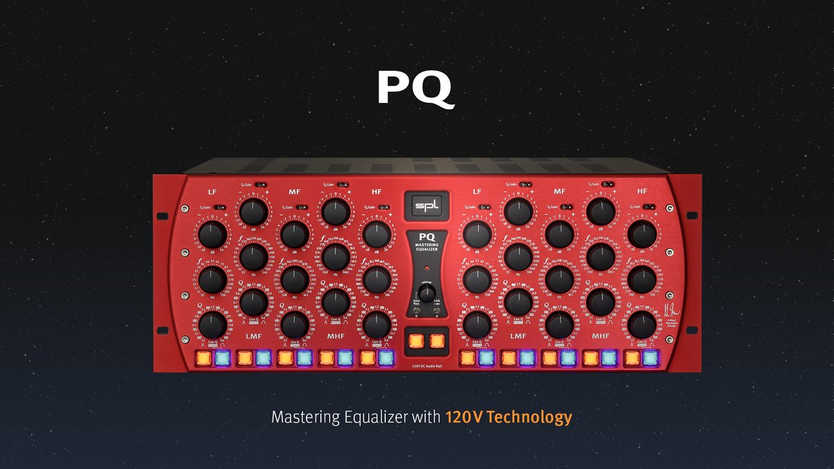 spltweets's tweet image. #MasteringMonday
SPL PQ 👉 the king of parametric equalizers 👑 🎶
Find further information about the PQ at
👉 pq.spl.audio

#splPQ 
#MasteringEqualizer 
#splMasteringWorldwide 🌎