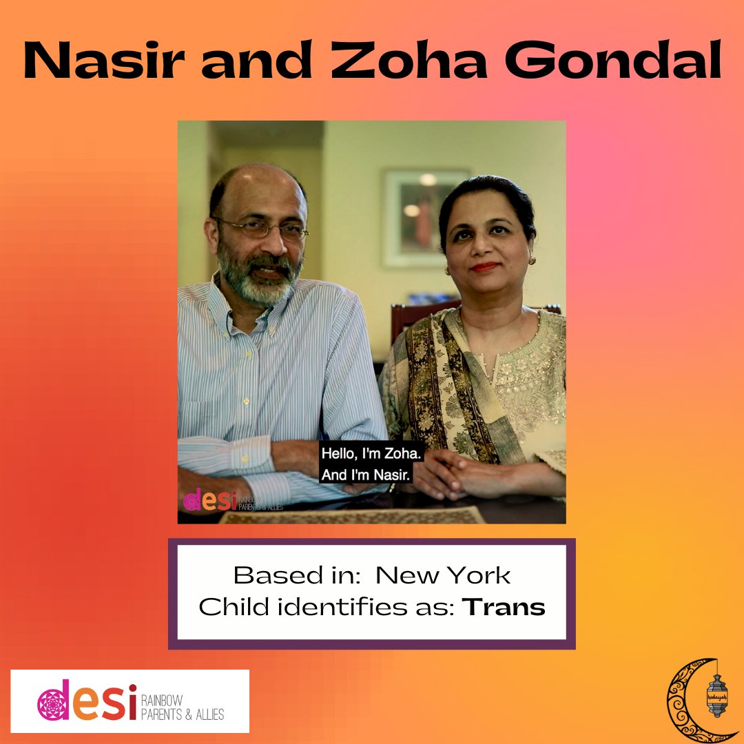 Meet the parents sharing their stories next Saturday as we go into the holiday season!

Register: tinyurl.com/hidayahDRPA

#hidayah #HidayahUS #hidayahlgbtqi #desirainbowparents #desirainbowparentsandallies #lgbtmuslim #queerdesi #queermuslim