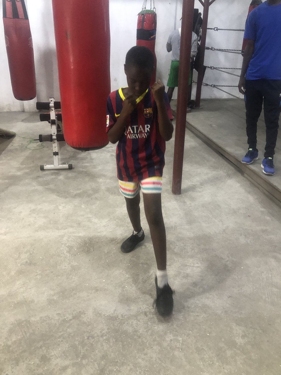 WisdomGym's tweet photo. I am learning boxing because it will make me โStrong and Beautifulโ!- Princess ๐
#whywebox21 #boxing #ghanaboxing #mondaymotivation #girlsboxing #shecanbox #femalefighters #femaleboxinglife @AkotokuTeam @Mickey_Moo @ghanaboxingfed @BoxingGhana https://t.co/GKGcKFFjgX