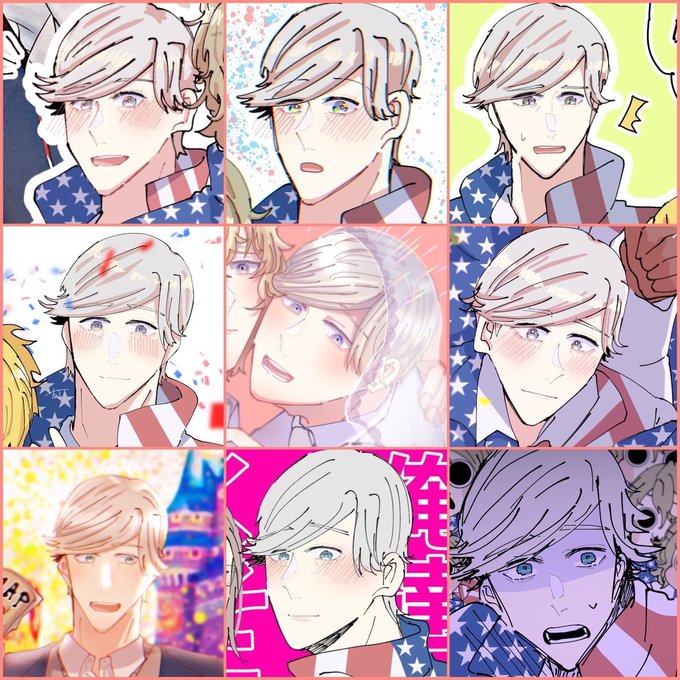 誕生日だし最近描いたアランくんまとめた〜!🍒 