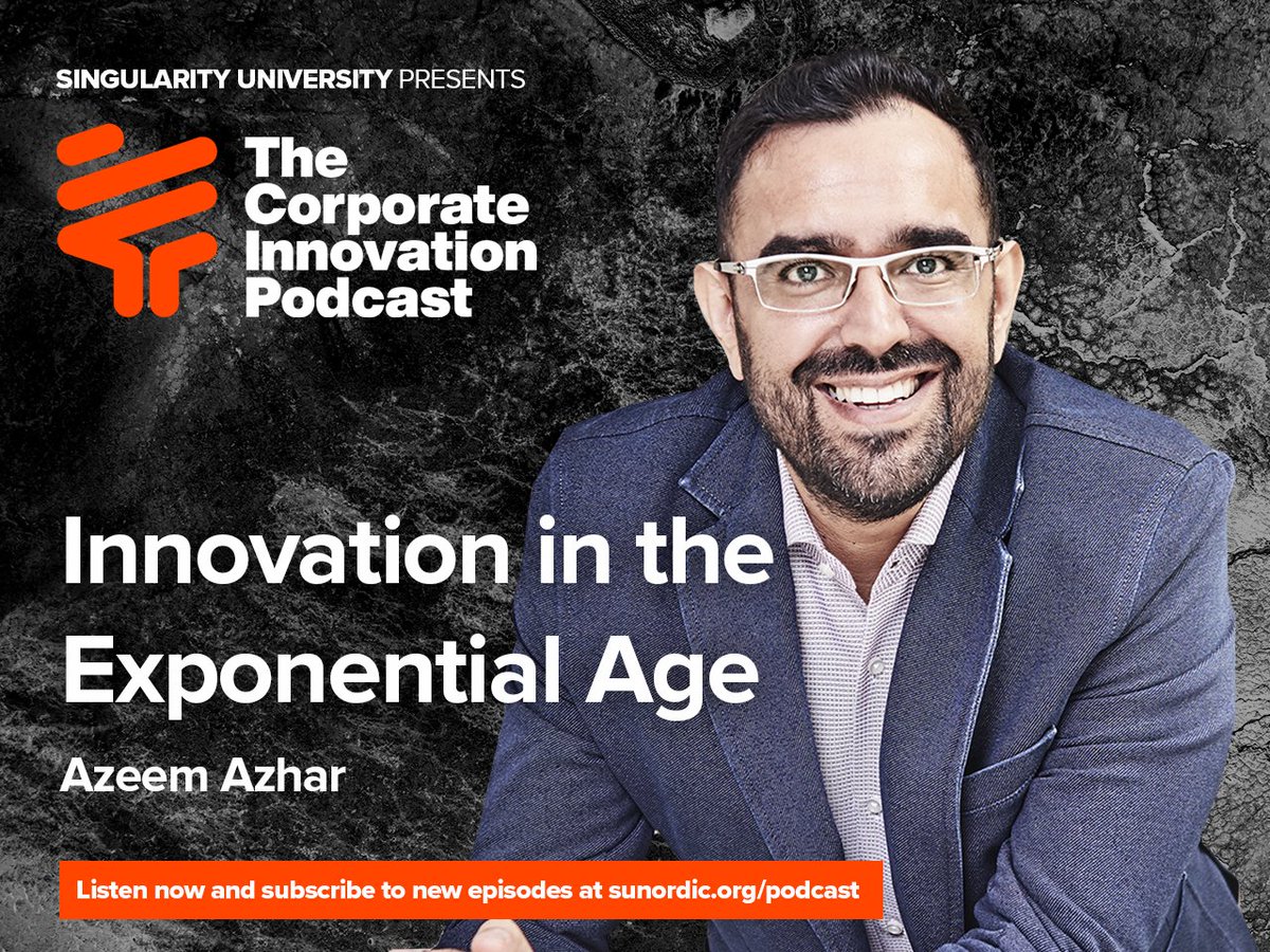 🎙️ Listen to the latest <a href="/singularityu/">Singularity</a>'s Corporate Innovation Podcast episode with <a href="/azeem/">Azeem Azhar</a>, Author of The Exponential Age and Creator of Exponential View about the four key technological domains and more.