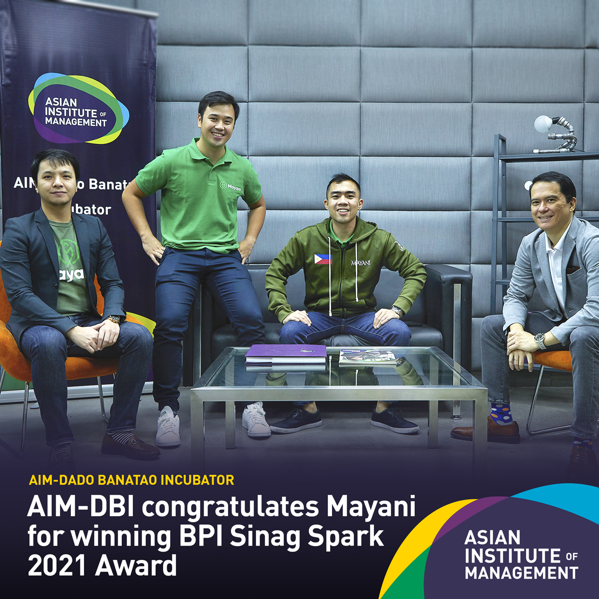 aimdbi's tweet photo. AIM-DBI congratulates Mayani, a THINCOHORT 2020-2021 startup in the agri-food technology industry, for being named as one of ten Sinag Spark 2021 awardees by the BPI Foundation. https://t.co/CIzerG0tYL