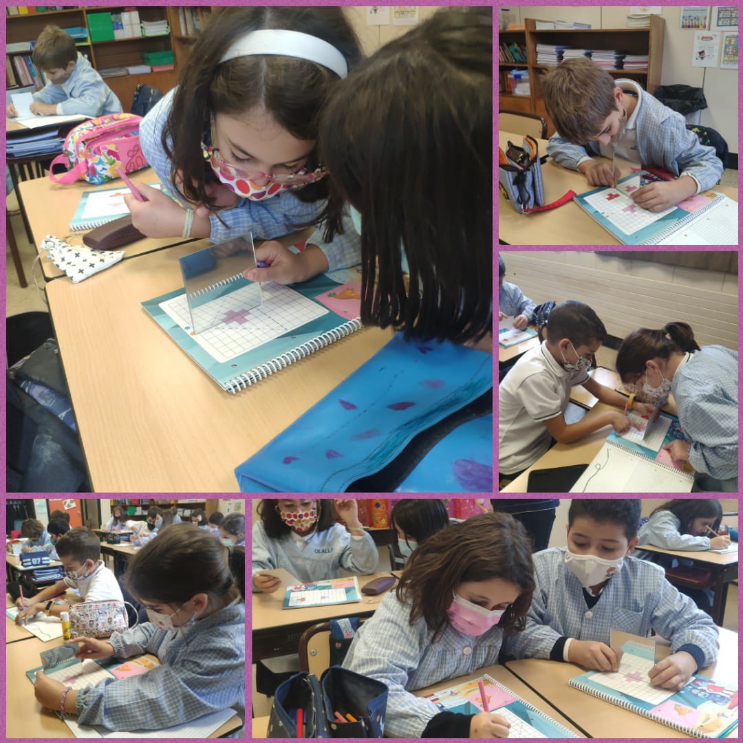 ebonsalvador's tweet photo. Gaudim i aprenem amb les aventures dels Bmath! #3rprimaria #simetries #dictatsgeomètrics @innovamat @innovamat_cat https://t.co/4tQsIPG2NU